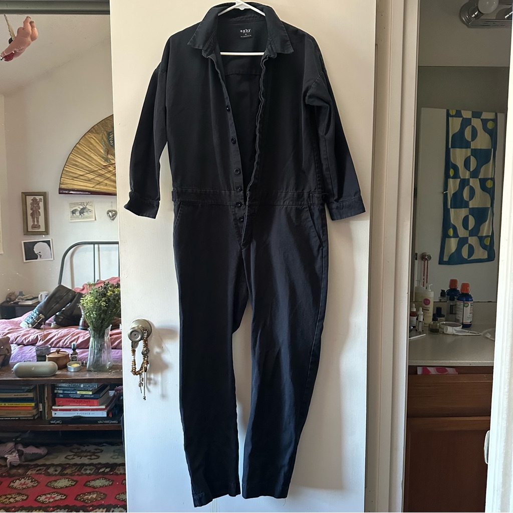 Esby Black Jumpsuit Boilersuit